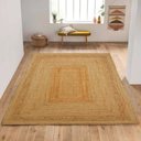 Ver imagem 4 de Tapete Juta Timbu 1,50 x 2,00 Bege Niazitex
