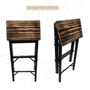 Ver imagem 6 de Escada 3 Degraus Retrátil Dobrável Vira Banquinho Doméstica