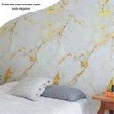 Ver imagem 2 de Papel de Parede Adesivo Autocolante Flexivel Marmore Obra Reforma Construçao Moveis Cozinha Banheiro