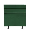 Ver imagem 1 de Cabeceira Estofada Argentina 90cm Solteiro Para Cama Box Quarto Suede Verde - Gat Magazine