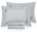 Ver imagem 2 de Jogo de Cama Casal 200 Fios Atene - Kacyumara Estampado Claro