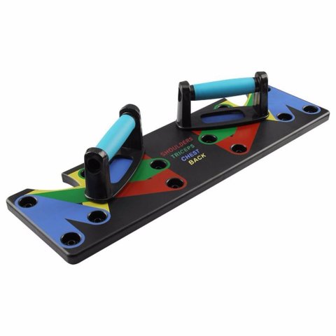 Prancha Flexão de Braços 9 em 1 Push Up Rack Board Jt-006