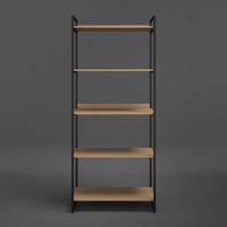 Kit Estante Industrial Metal E Madeira C/Mesa Industrial - 4