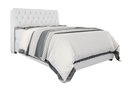 Ver imagem 2 de Cabeceira box Queen 1,58 Isis Branco com Capitonê Branco - Framar Móveis