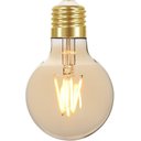 Ver imagem 2 de Lâmpada de Filamento Tungstênio Bola Ambar 2200k E27 127v