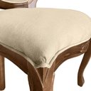 Ver imagem 6 de 2 Poltrona Entalhada com Braço Decorativa Imperatriz Luxo Trono Provençal Aréa Gourmet Leitura Linha