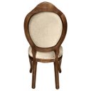 Ver imagem 3 de 2 Poltrona Entalhada com Braço Decorativa Imperatriz Luxo Trono Provençal Aréa Gourmet Leitura Linha