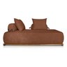 Sofá Dubai 2 Lugares 1.80m Tecido Bouclê Terracota para Sala Bz Home Decor - 5