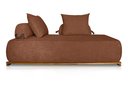 Ver imagem 5 de Sofá Dubai 2 Lugares 1.80m Tecido Bouclê Terracota para Sala Bz Home Decor