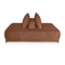 Ver imagem 2 de Sofá Dubai 2 Lugares 1.80m Tecido Bouclê Terracota para Sala Bz Home Decor