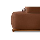 Ver imagem 4 de Sofá Dubai 2 Lugares 1.80m Tecido Bouclê Terracota para Sala Bz Home Decor