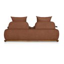 Ver imagem 6 de Sofá Dubai 2 Lugares 1.80m Tecido Bouclê Terracota para Sala Bz Home Decor