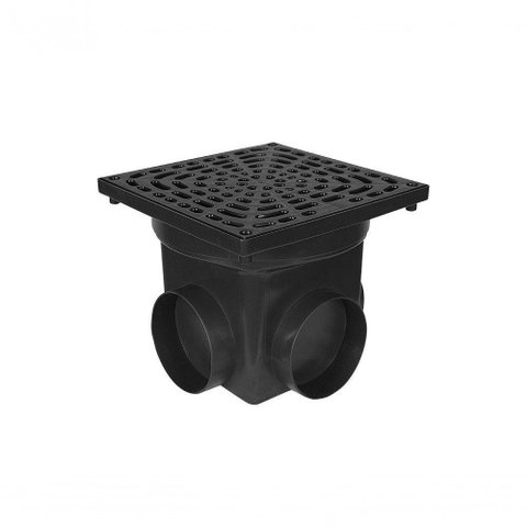 Caixa Coletora de Água Pluvial Pequena Preta 4,5l (41 X 41 X 20 Cm)