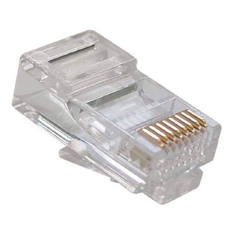 Plug Modular Rj-45 Compatível C- Cabo de Rede Cat5 8x8