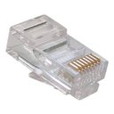 Ver imagem 1 de Plug Modular Rj-45 Compatível C- Cabo de Rede Cat5 8x8