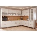 Ver imagem 3 de Armário Aéreo P- Cozinha Bella C-2portas Basculantes 80 Cm Freijo - Mgm