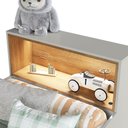 Ver imagem 1 de Quarto Infantil Completo Guarda Roupa Cômoda e Cama Montessoriana Lille CJ078 Branco - Art In Mó