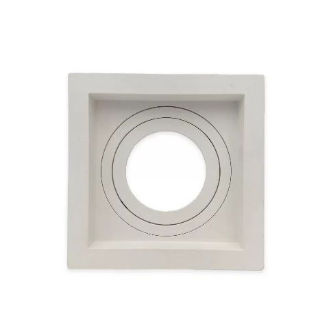 Embutido Recuado Abs Ar111 Quadrado Branco