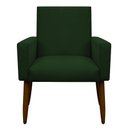 Ver imagem 2 de Poltrona Decorativa para Sala de Estar e Quarto Nina Suede Herrero:verde