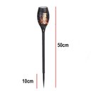 Ver imagem 5 de Luminaria Espeto Jardim Led Tocha Chama Solar Fogo Ip67 Uso Externo