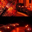 Ver imagem 7 de Luminaria Espeto Jardim Led Tocha Chama Solar Fogo Ip67 Uso Externo