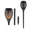Ver imagem 2 de Luminaria Espeto Jardim Led Tocha Chama Solar Fogo Ip67 Uso Externo