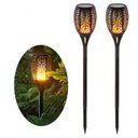 Ver imagem 6 de Luminaria Espeto Jardim Led Tocha Chama Solar Fogo Ip67 Uso Externo