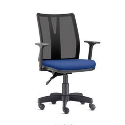 Cadeira Giratória Diretor Addit Azul - 1