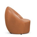 Ver imagem 5 de Poltrona Decorativa Orgânica Lua Sintético Pu Whisky D03 - D’Rossi