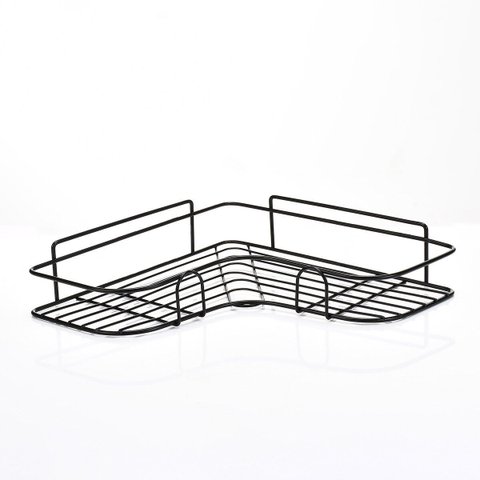 Suporte Multiuso Organizador Cozinha Banheiro Uso Prático - Preto