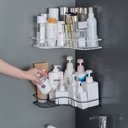 Ver imagem 3 de Suporte Multiuso Organizador Cozinha Banheiro Uso Prático - Preto