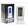 RELÓGIO DE MESA DESPERTADOR E TERMÔMETRO DIGITAL JIAXI COM LED SQUARE CLOCK DS-510 - 3