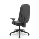 Ver imagem 3 de Cadeira Presidente Premium Plaxmetal Base Italia Braços Reguláveis Vinil Preto T19