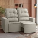 Ver imagem 2 de Sofá 2 Lugares Retrátil e Reclinável Chicago 1,50m C/molas - Veludo