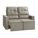 Ver imagem 3 de Sofá 2 Lugares Retrátil e Reclinável Chicago 1,50m C/molas - Veludo