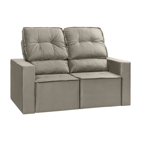 Sofá 2 Lugares Retrátil e Reclinável Chicago 1,50m C/molas - Veludo