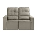 Ver imagem 5 de Sofá 2 Lugares Retrátil e Reclinável Chicago 1,50m C/molas - Veludo