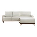 Ver imagem 5 de Sofá 4 Lugares com Chaise Lado Direito 258cm Corino Geribá