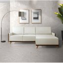 Ver imagem 1 de Sofá 4 Lugares com Chaise Lado Direito 258cm Corino Geribá