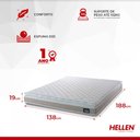 Ver imagem 3 de Colchão Casal Hellen Millenium One Face Espuma D33