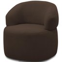 Ver imagem 6 de Kit 2 Poltronas Giratórias Sala de Estar Living Orgânico Carmen F04 Veludo Marrom - Lyam Decor
