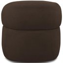 Ver imagem 2 de Kit 2 Poltronas Giratórias Sala de Estar Living Orgânico Carmen F04 Veludo Marrom - Lyam Decor