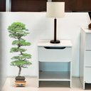 Ver imagem 5 de Mesa de Cabeceira Ditália 1 Gaveta Dm-126 Cor:branco Branco