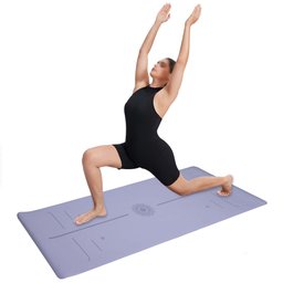 Tapete para Yoga Pilates Grosso 10mm Premium Esteira Tatame Super Resistente Grande Emborrachado Exe - 4