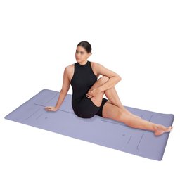 Tapete para Yoga Pilates Grosso 10mm Premium Esteira Tatame Super Resistente Grande Emborrachado Exe - 5