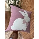 Ver imagem 4 de Kit 2 Capas de Almofada Decorativa Coelho da Páscoa