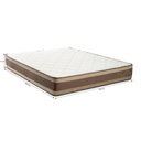 Ver imagem 2 de Colchão King Molas Ensacadas Inverno e Verão Marrom Kappesberg 120kg 1,93x2,03x0,30
