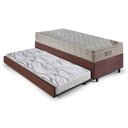 Ver imagem 3 de Bicama Box 88x188 Suede Marrom com Colchão Airtech Ortobom