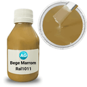 Ver imagem 1 de Cor Sólida Bege Marrom Ag - Ral1011