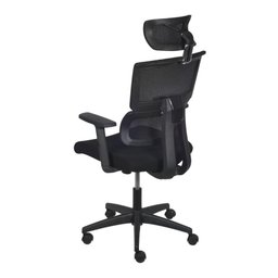 Cadeira Office Atlanta Alta C/ Ajust. Braços, Espaldar Flexível, Sist. Relax, Encosto Tela - 3